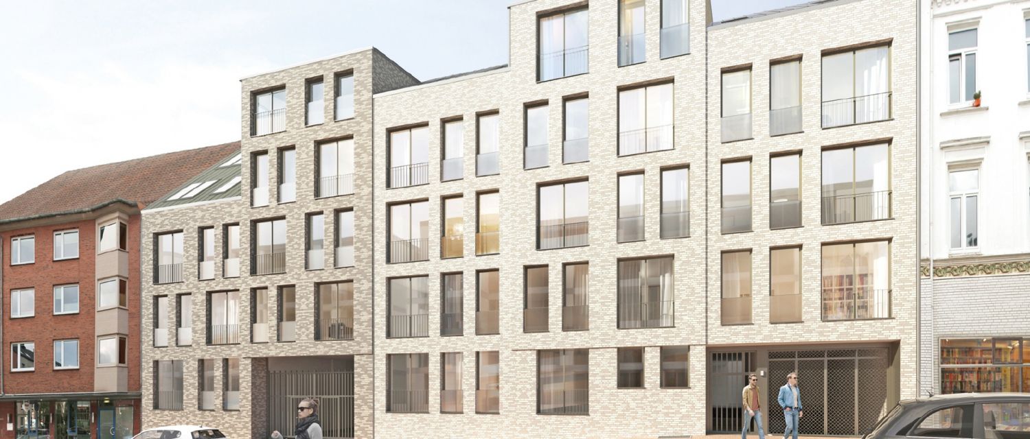 2-Zimmer-Neubauwohnung in der Fleethörn im 4. Obergeschoss